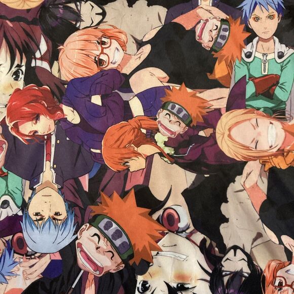 Anime Fresh Prints Drill Cartoon Collage Clothing Men’s M Shirt - Picture 4 of 8